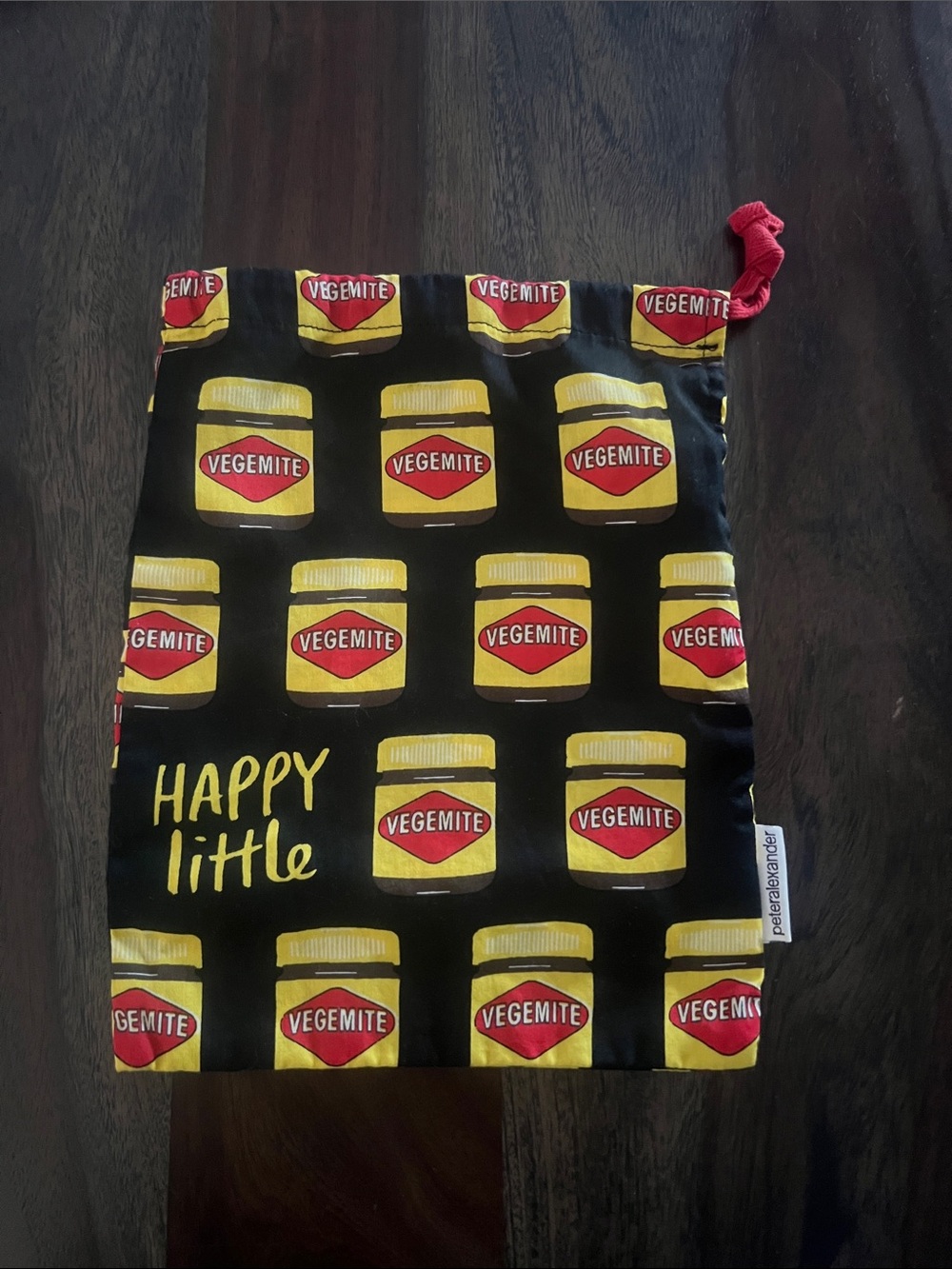 Peter Alexander Vegemite Drawstring Pouch